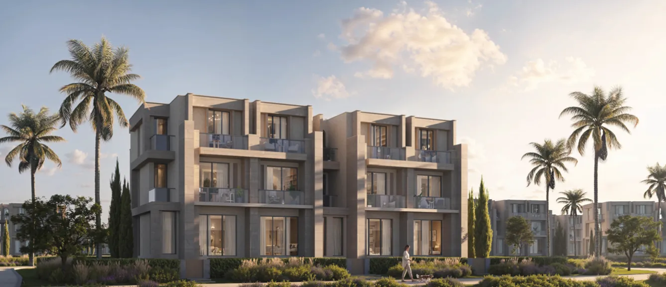 Twinhouse for sale in Villagio Gray in 6th of October City of 254 m² with 6 bedrooms