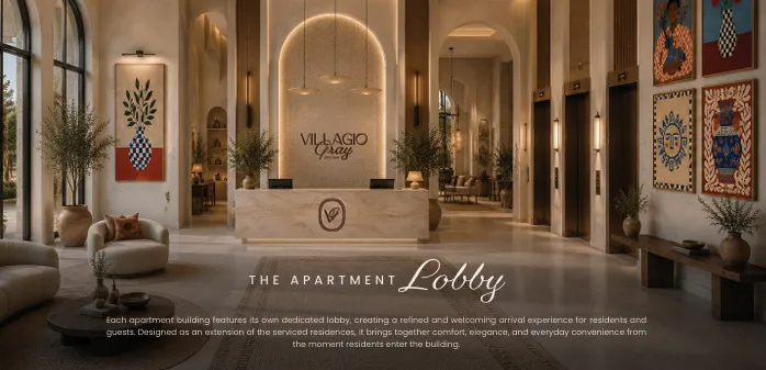 Apartment for sale in Villagio Gray in 6th of October City of 81 m² with 2 bedrooms