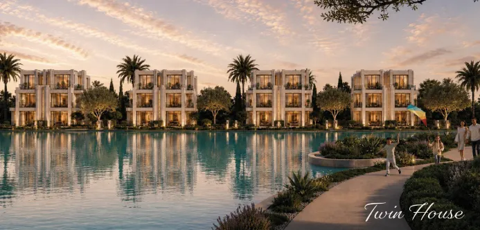 Townhouse for sale in Villagio Gray in 6th of October City of 214 m² with 4 bedrooms