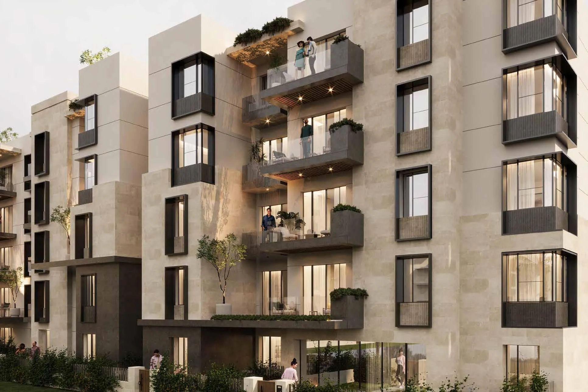 Apartment for sale in West Courts New October in 6th of October City of 85 m² with 2 bedrooms