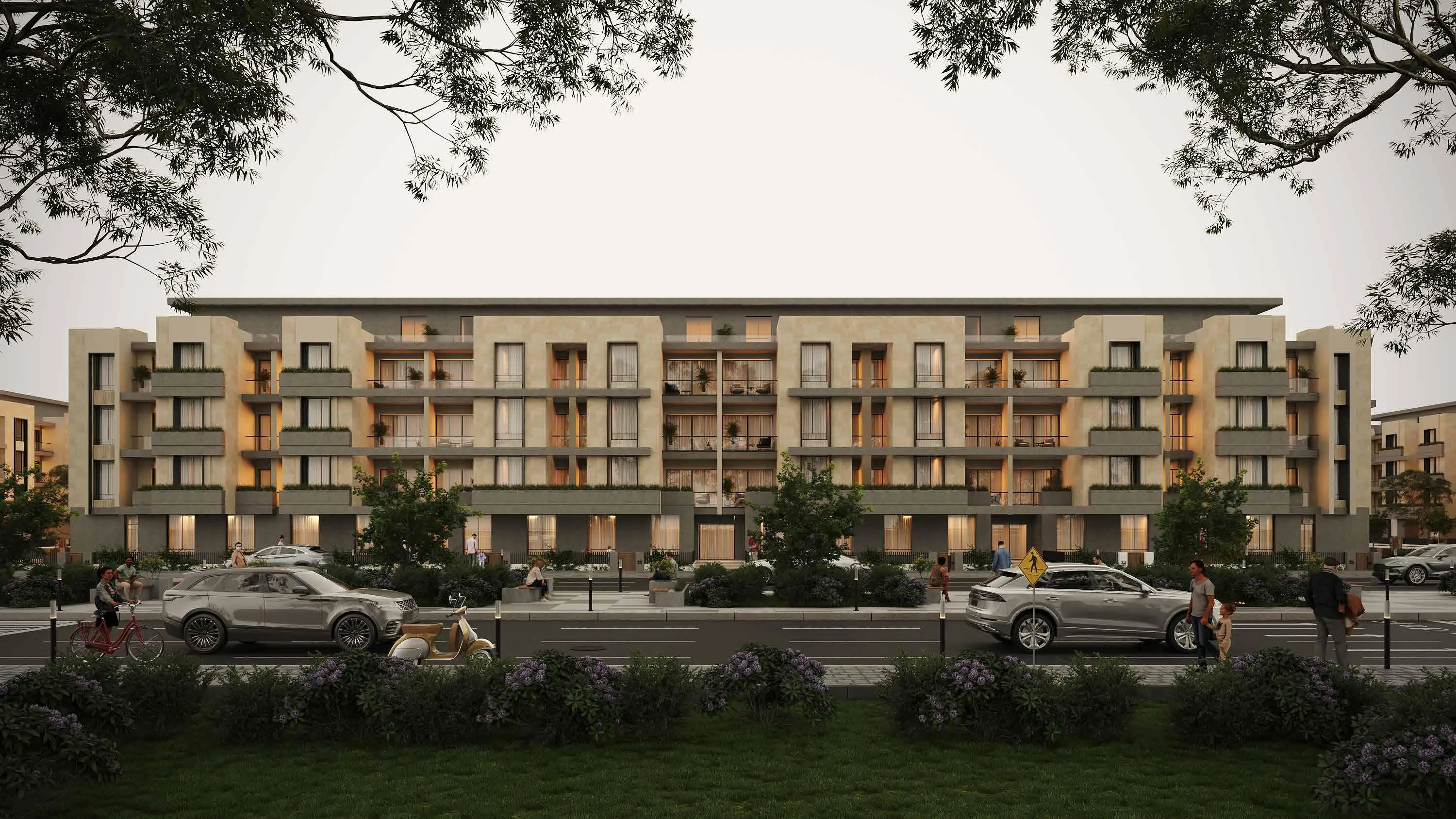 Apartment for sale in West Courts New October in 6th of October City of 85 m² with 2 bedrooms