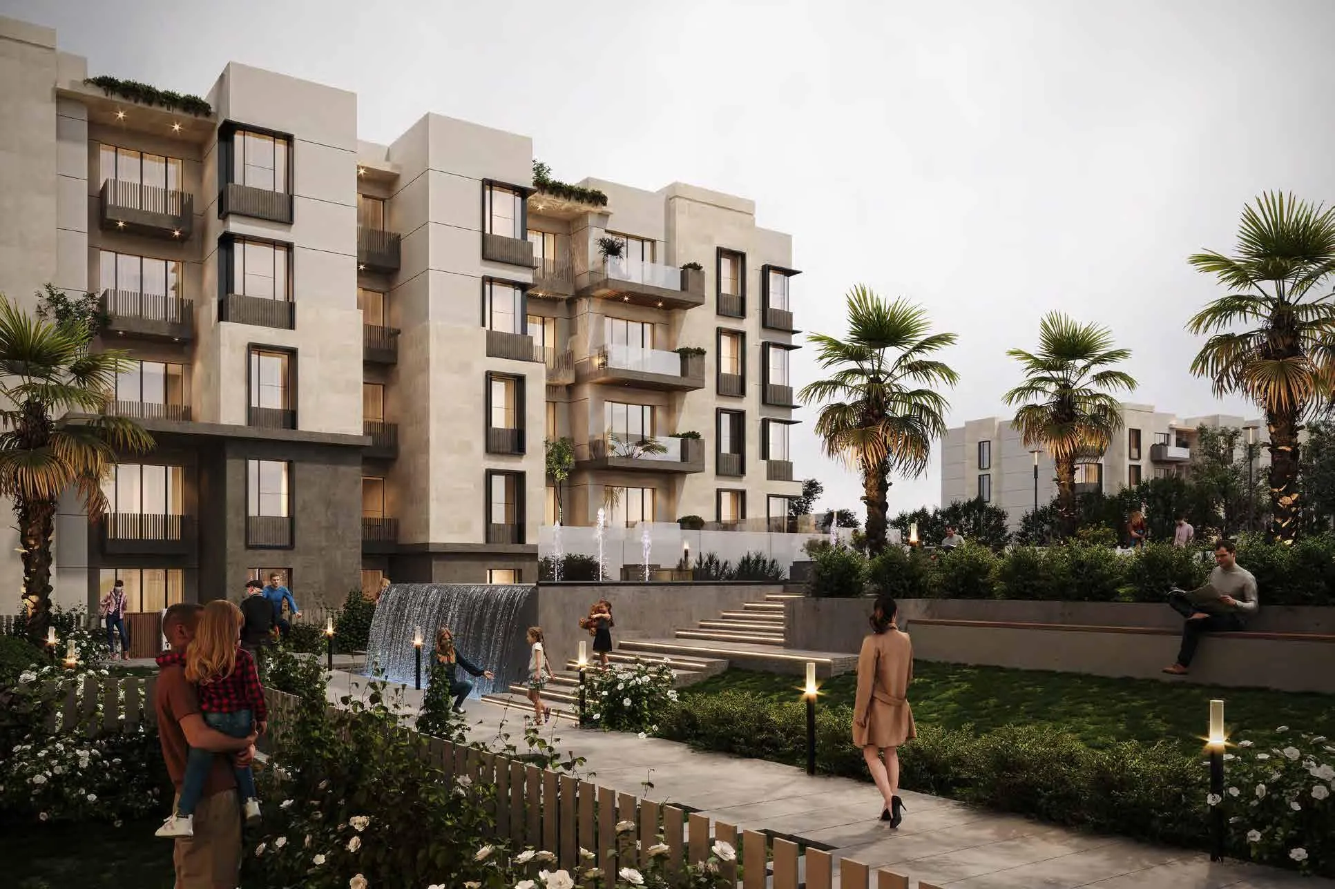 Apartment for sale in West Courts New October in 6th of October City of 85 m² with 2 bedrooms