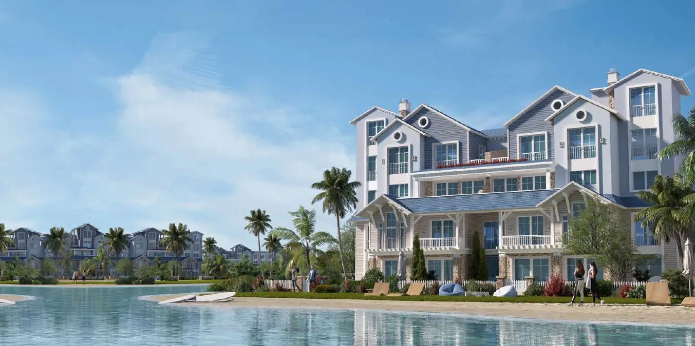 Duplex for sale in Lagoon Beach Park - Aliva in Mostakbal City of 230 m² with 3 bedrooms