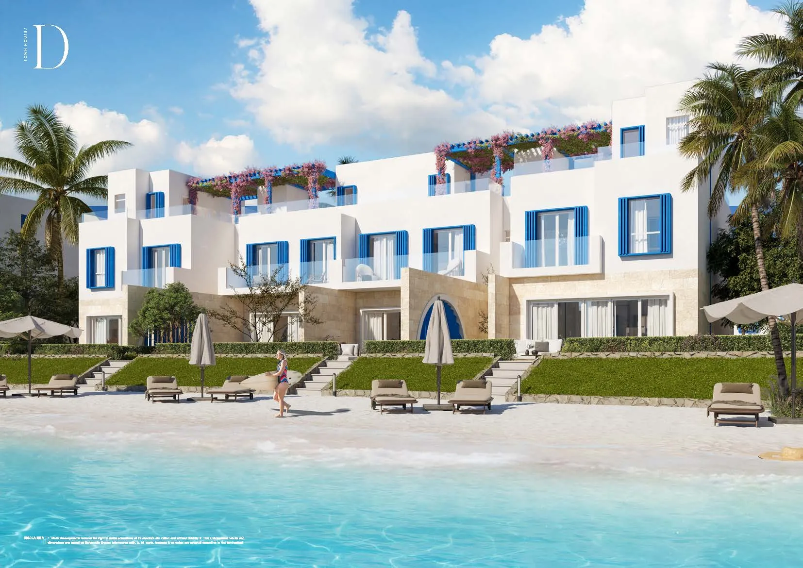 Townhouse for sale in Naia Bay-Phase 1 in Ras El Hekma of 225 m² with 4 bedrooms