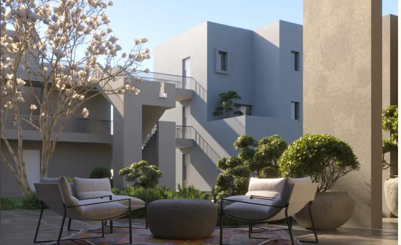 شقة للبيع في دووا في الغردقة بمساحة 95 م² تتكون من 2 غرف