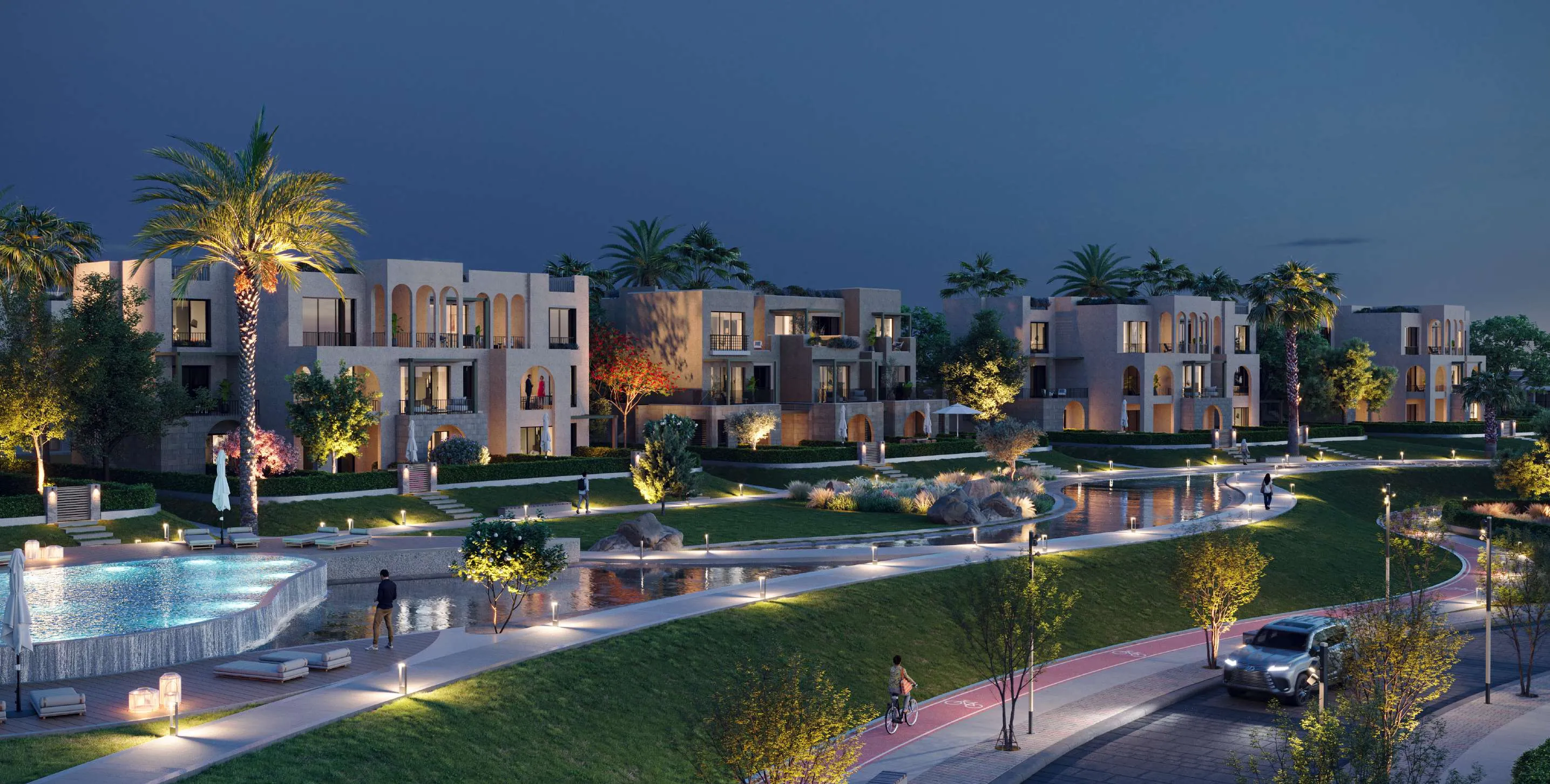 Villa for sale in Town Walk in Makadi of 181 m² with 4 bedrooms