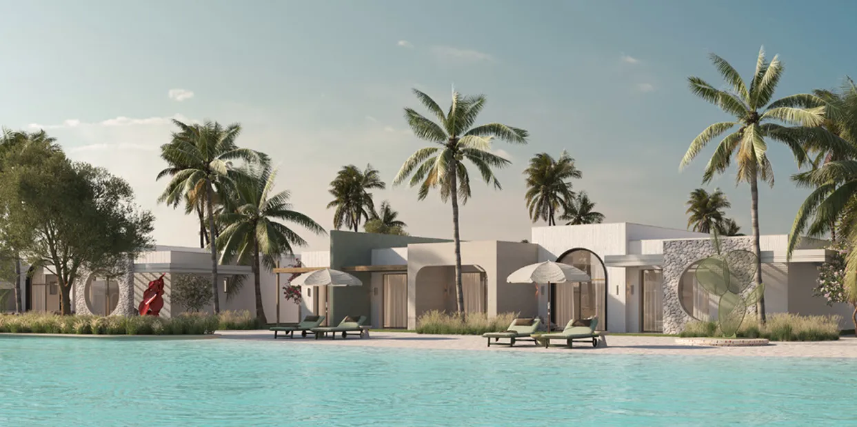 Cabin for sale in Le Gray Beach Hotel and Residences in Ras El Hekma of 130 m² with 3 bedrooms