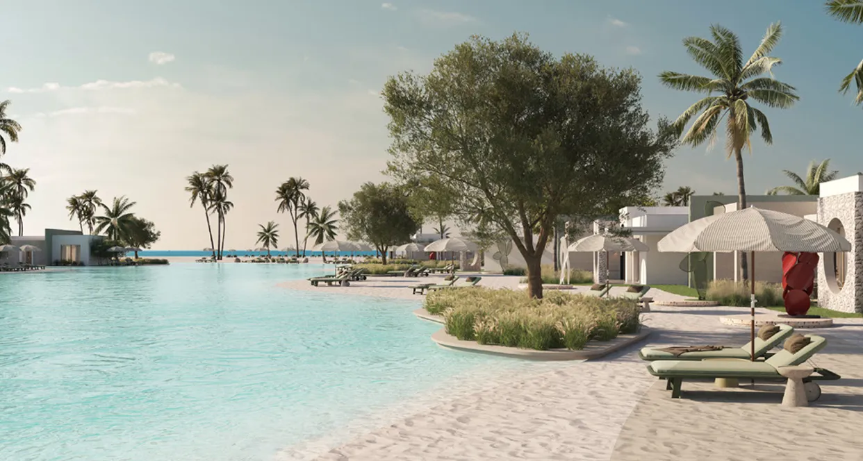 Cabin for sale in Le Gray Beach Hotel and Residences in Ras El Hekma of 130 m² with 3 bedrooms