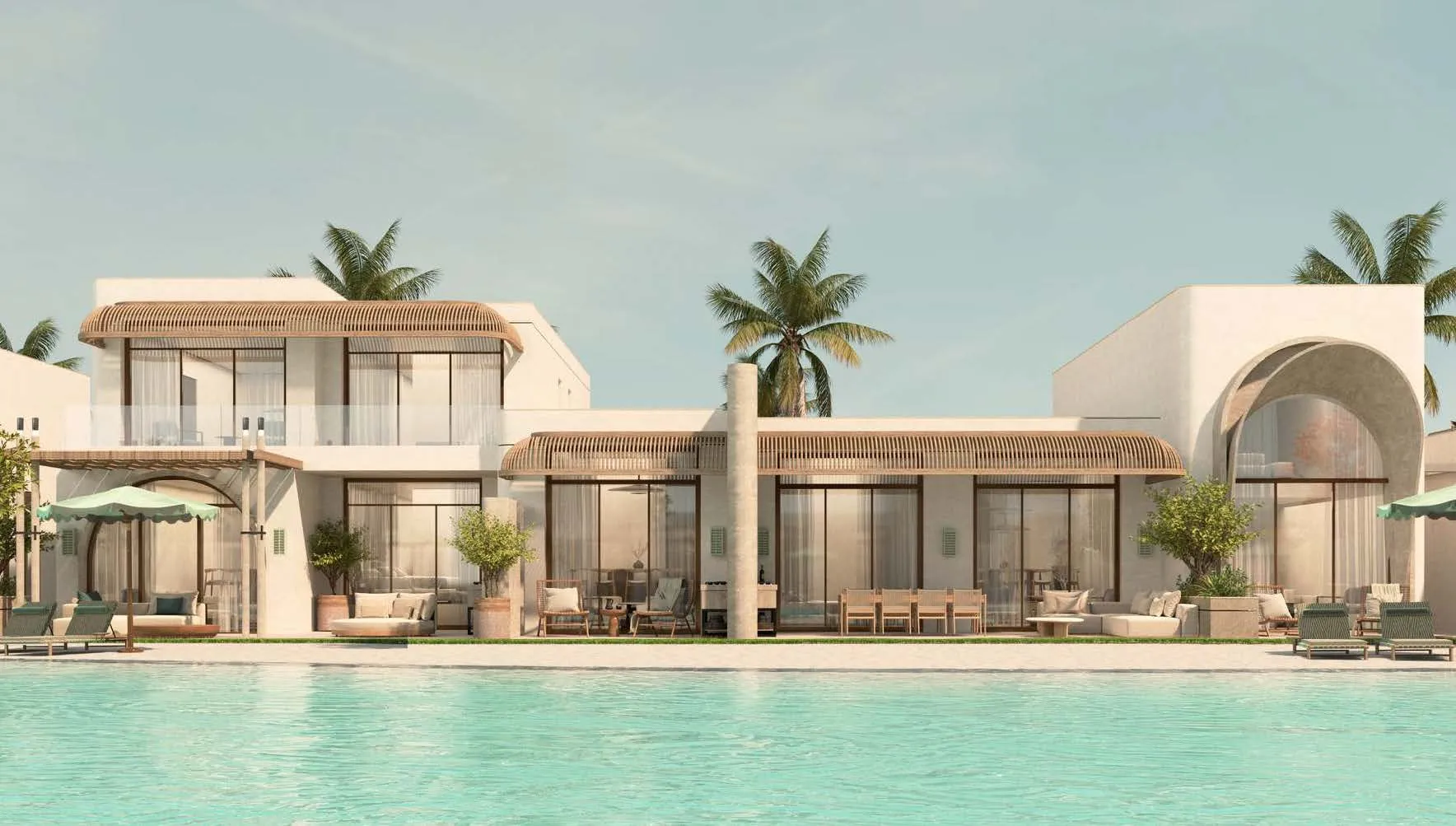 Twinhouse for sale in Waterfall Village in Ras El Hekma of 287 m² with 4 bedrooms