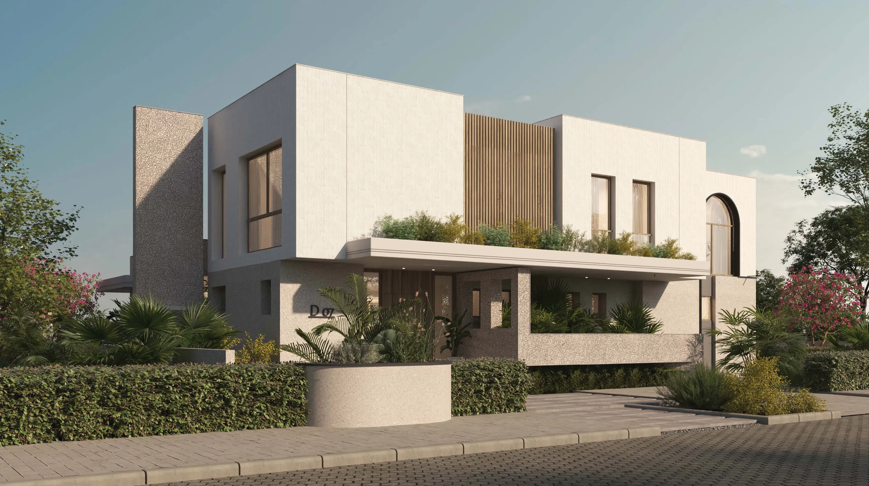 فيلا للبيع في ذا ميديترينيان فيلاز الساحل الشمالي في رأس الحكمة بمساحة 450 م² تتكون من 6 غرف