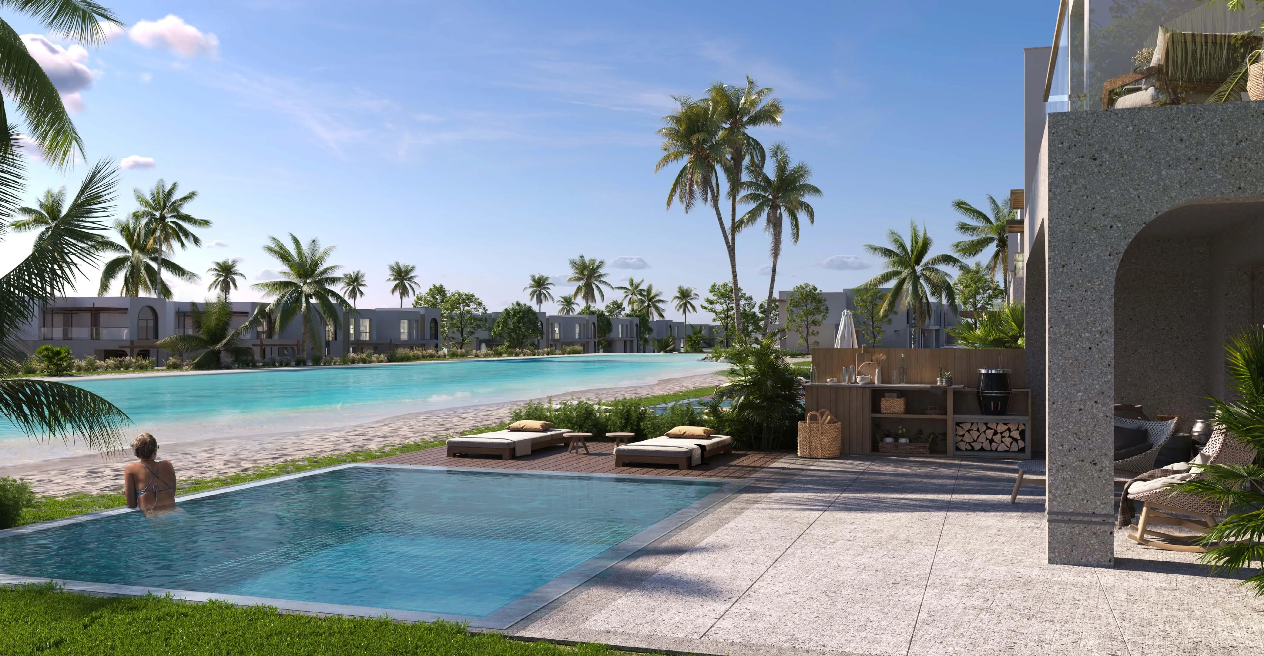 Villa for sale in Waterfall Village in Ras El Hekma of 237 m² with 4 bedrooms