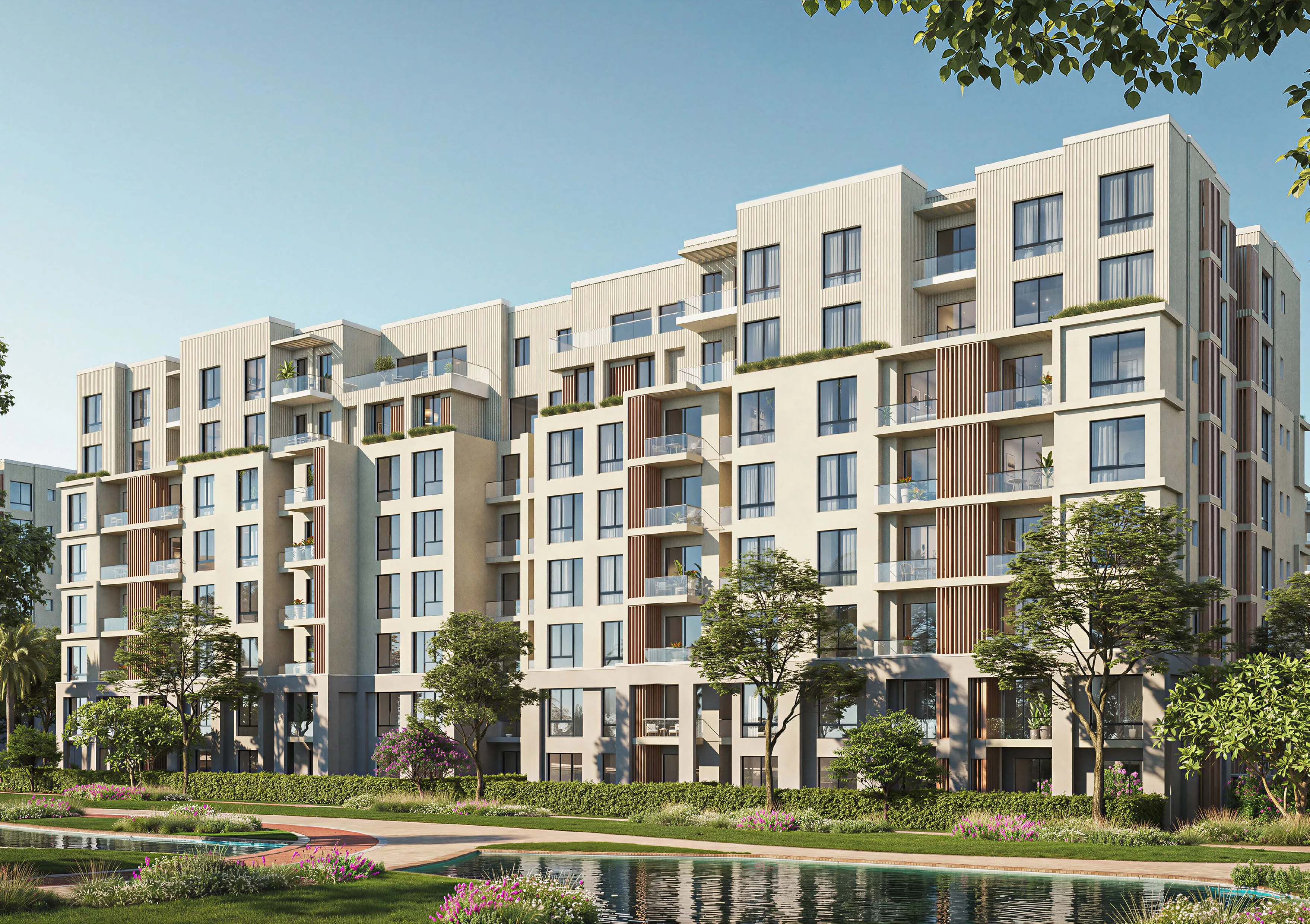 Apartment for sale in Sapphire Residence in New Cairo of 116 m² with 2 bedrooms