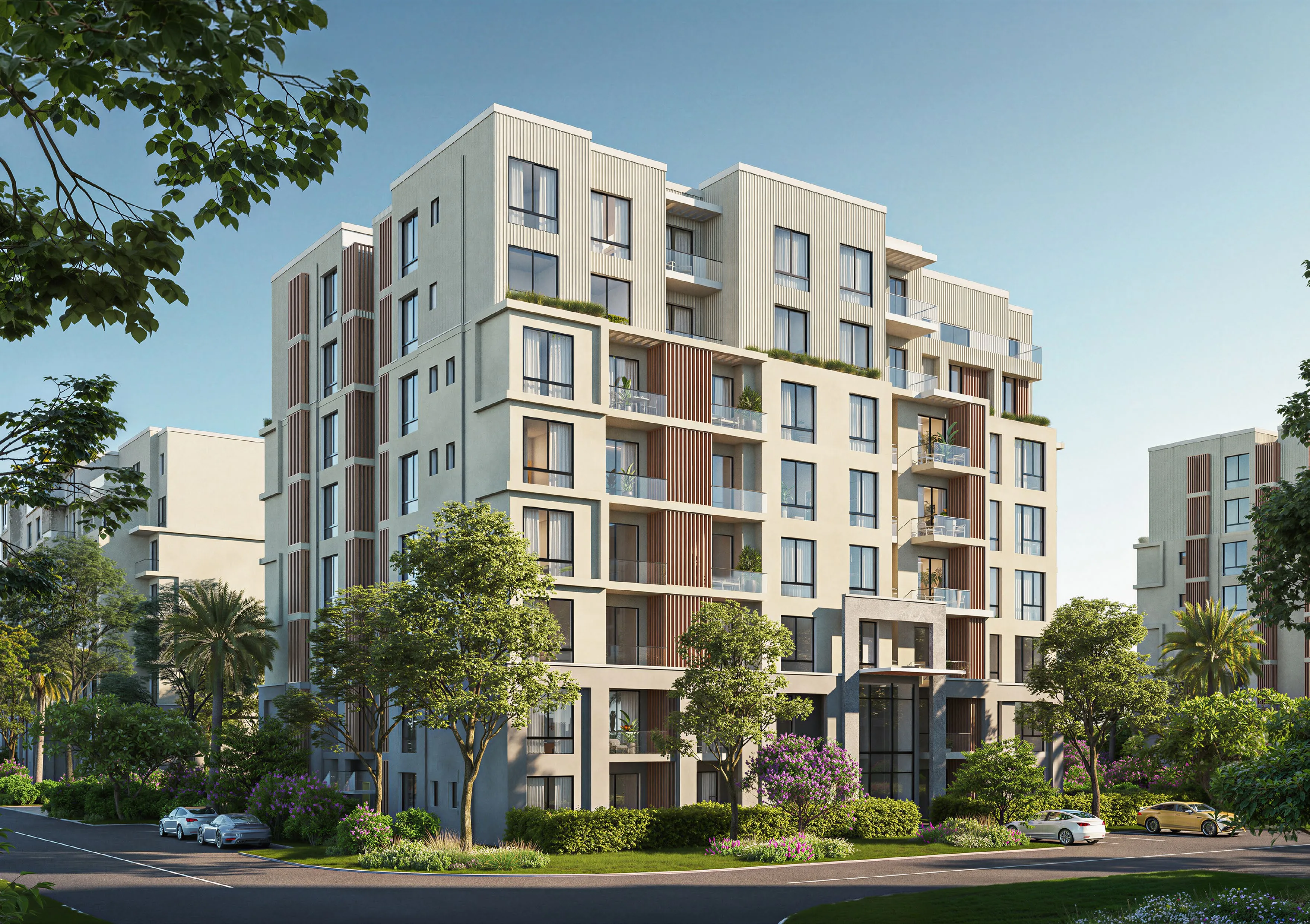Apartment for sale in Sapphire Residence in New Cairo of 116 m² with 2 bedrooms