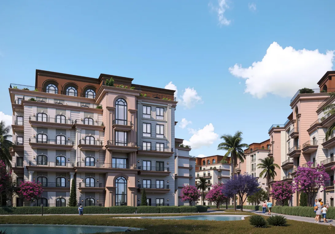 Apartment for sale in West Clay in 6th of October City of 100 m² with 1 bedrooms