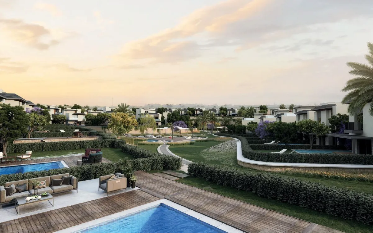 Villa for sale in The Willows in New Cairo of 375 m² with 4 bedrooms