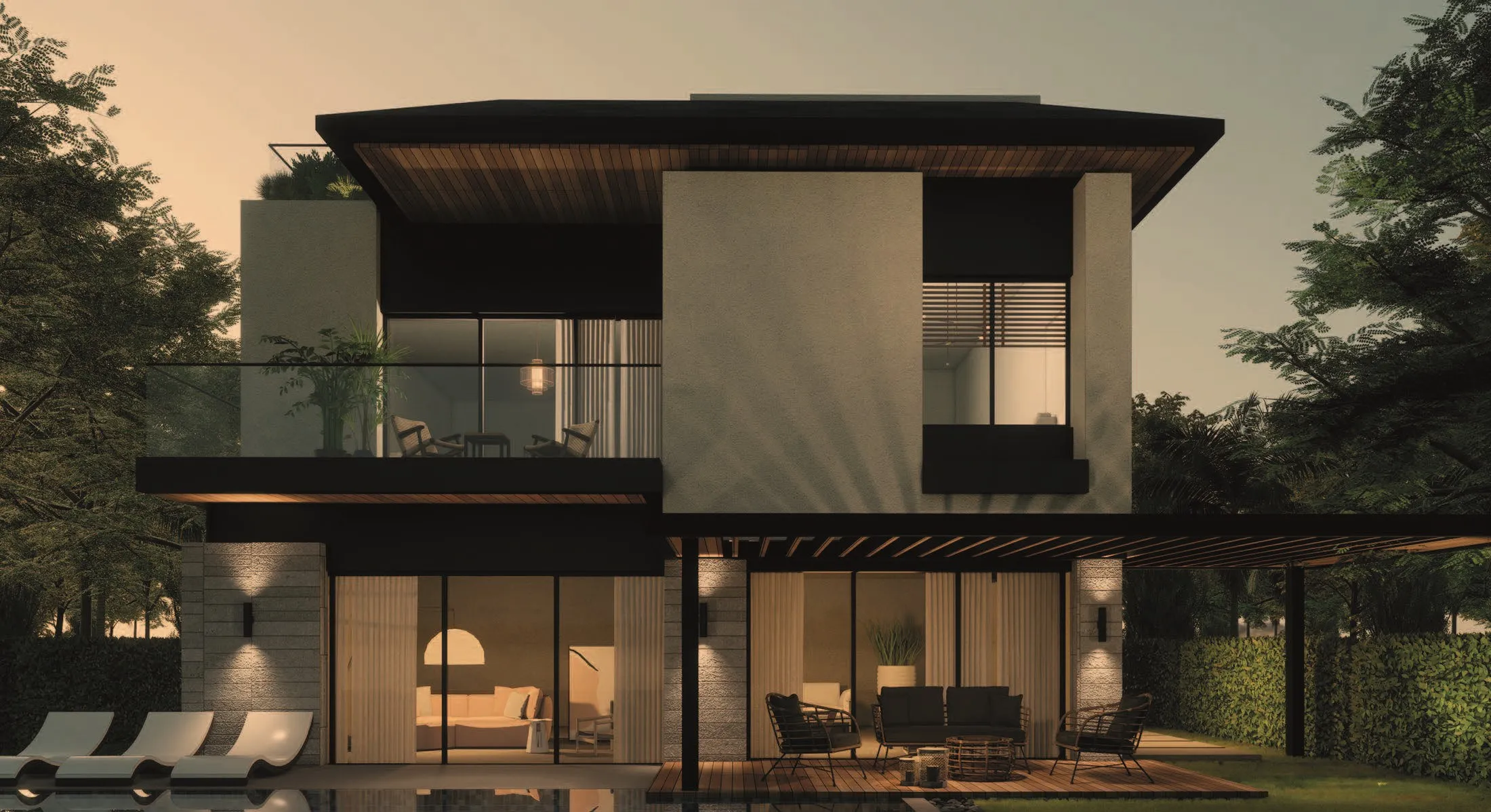Villa for sale in The Willows in New Cairo of 375 m² with 4 bedrooms