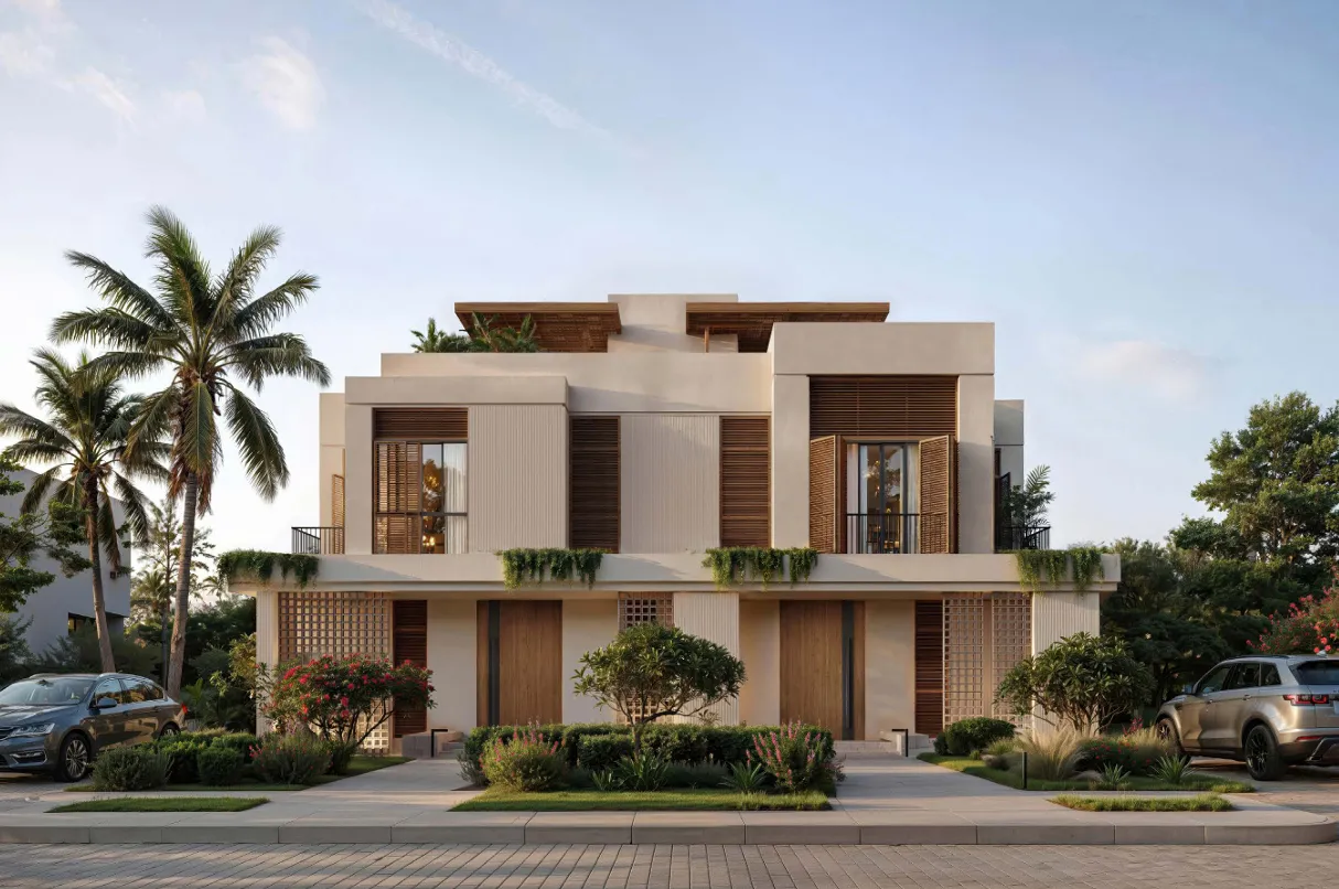 Twinhouse for sale in East Vale in Mostakbal City of 218 m² with 3 bedrooms