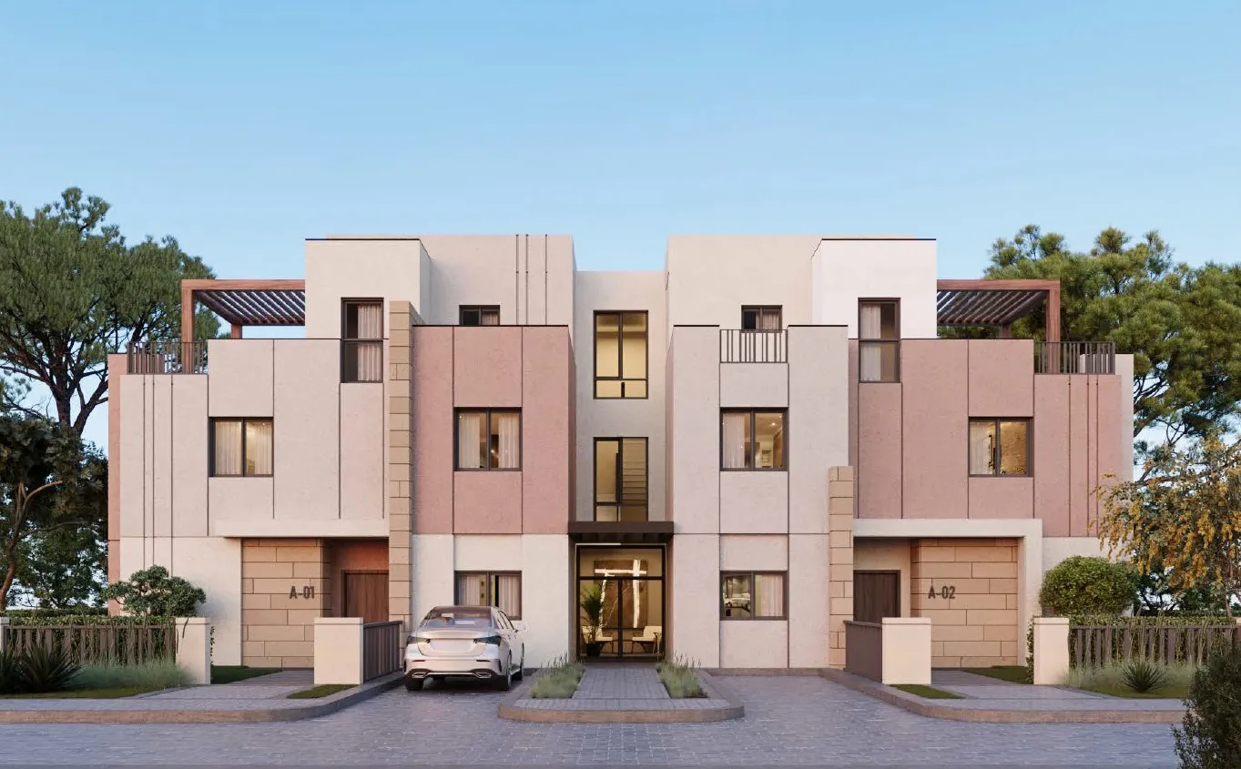 Townhouse for sale in Rosewood in New Heliopolis of 221 m² with 3 bedrooms
