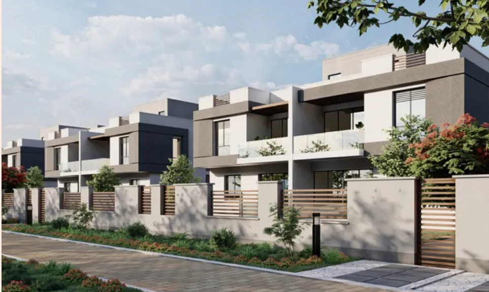 Twinhouse for sale in Bleu Vert  in New Capital City of 277 m² with 4 bedrooms