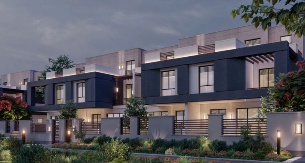 Twinhouse for sale in Bleu Vert  in New Capital City of 277 m² with 4 bedrooms