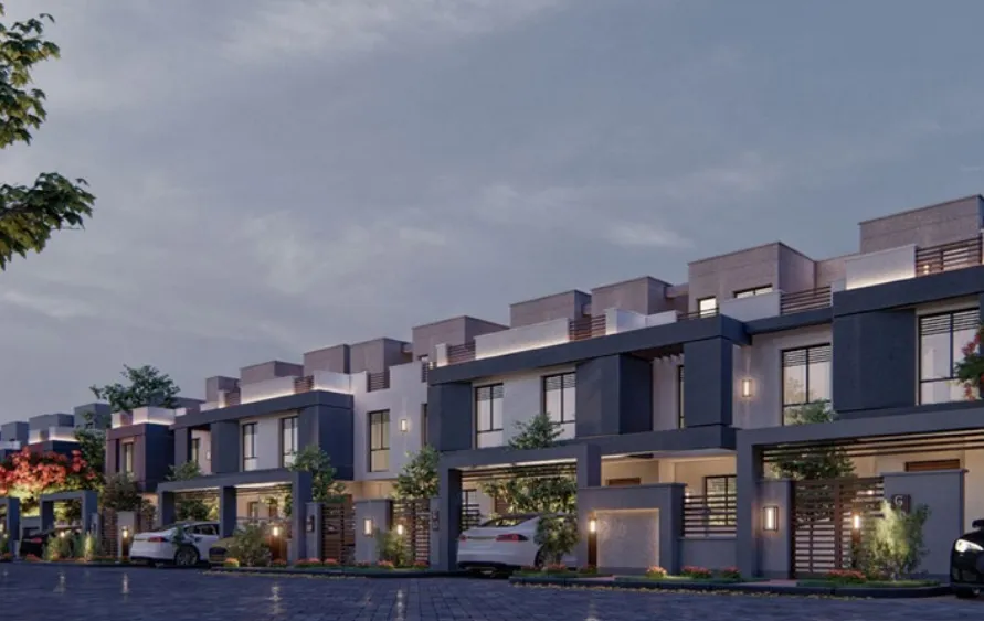 Twinhouse for sale in Bleu Vert  in New Capital City of 277 m² with 4 bedrooms