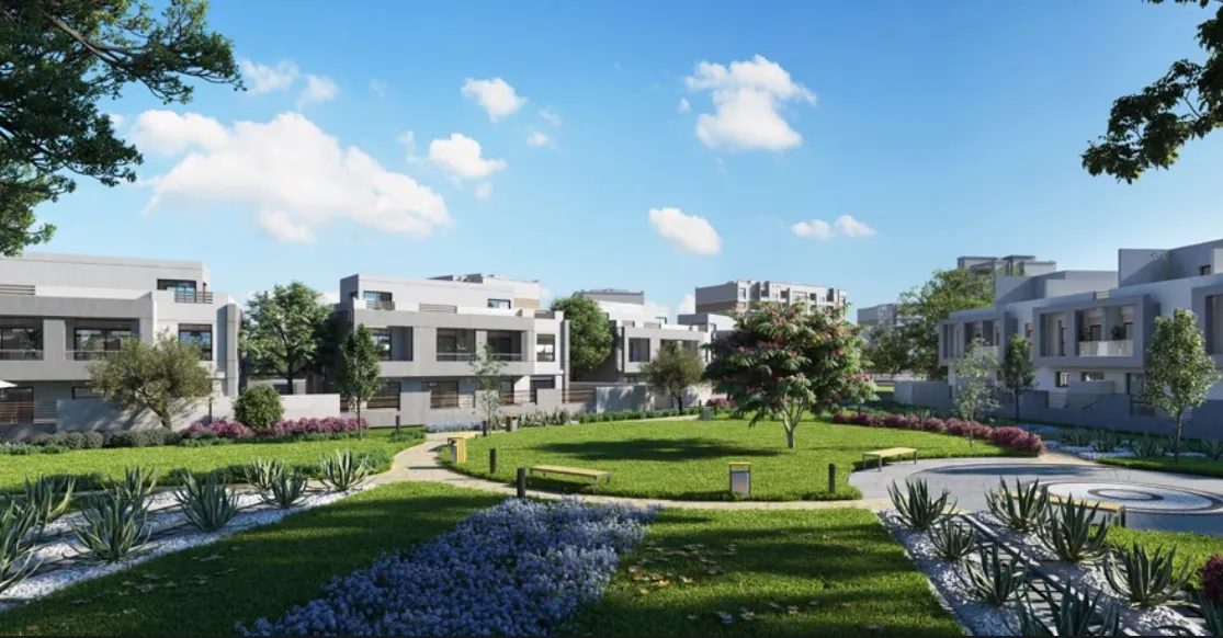 Townhouse for sale in Bleu Vert in New Capital City of 247 m² with 4 bedrooms