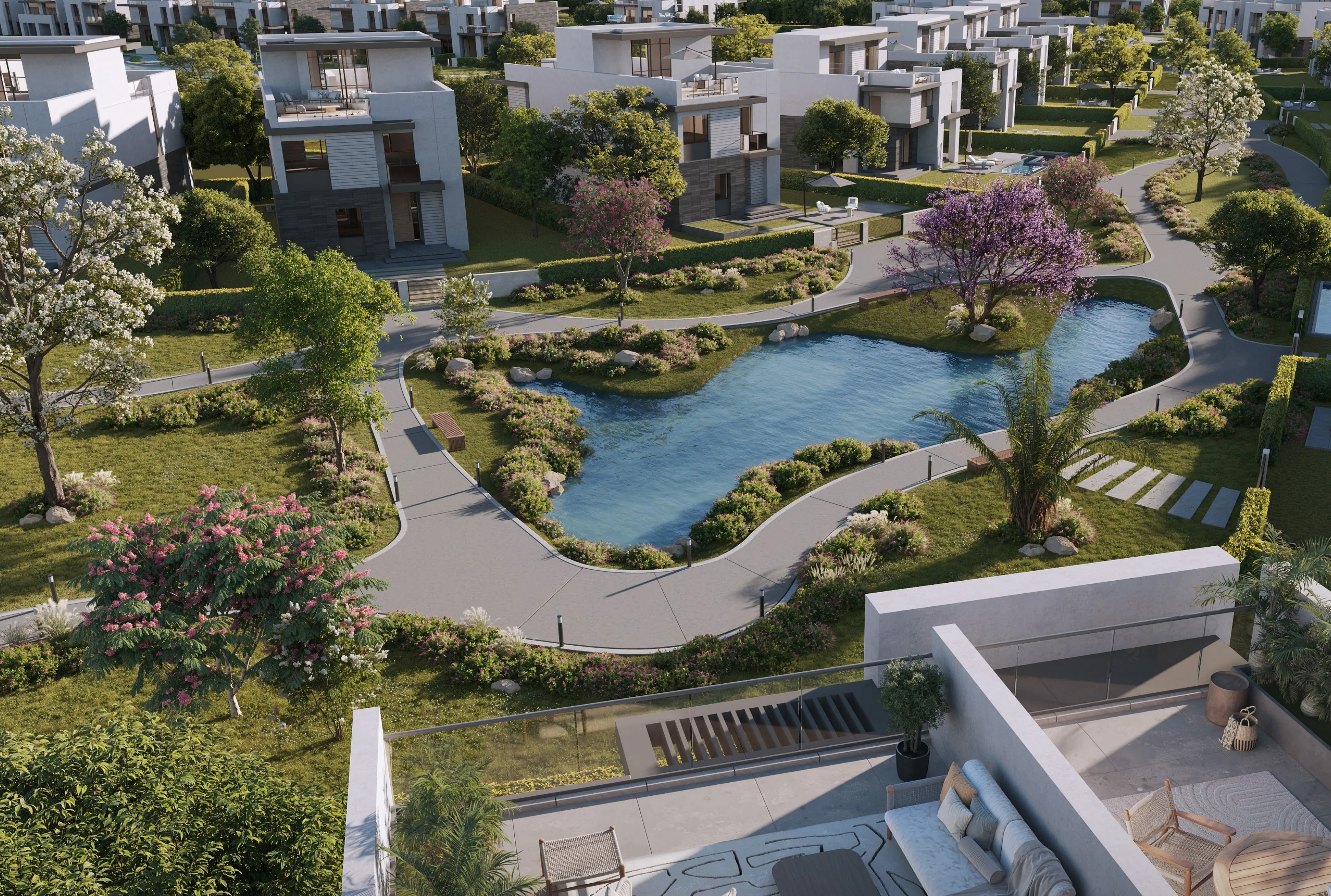 Twinhouse for sale in Rosevil in New Capital City of 272 m² with 3 bedrooms