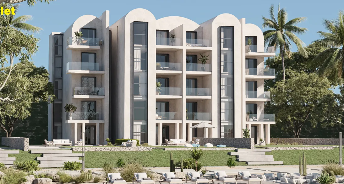 Chalet for sale in Saltshore - Salt in Ras El Hekma of 105 m² with 2 bedrooms