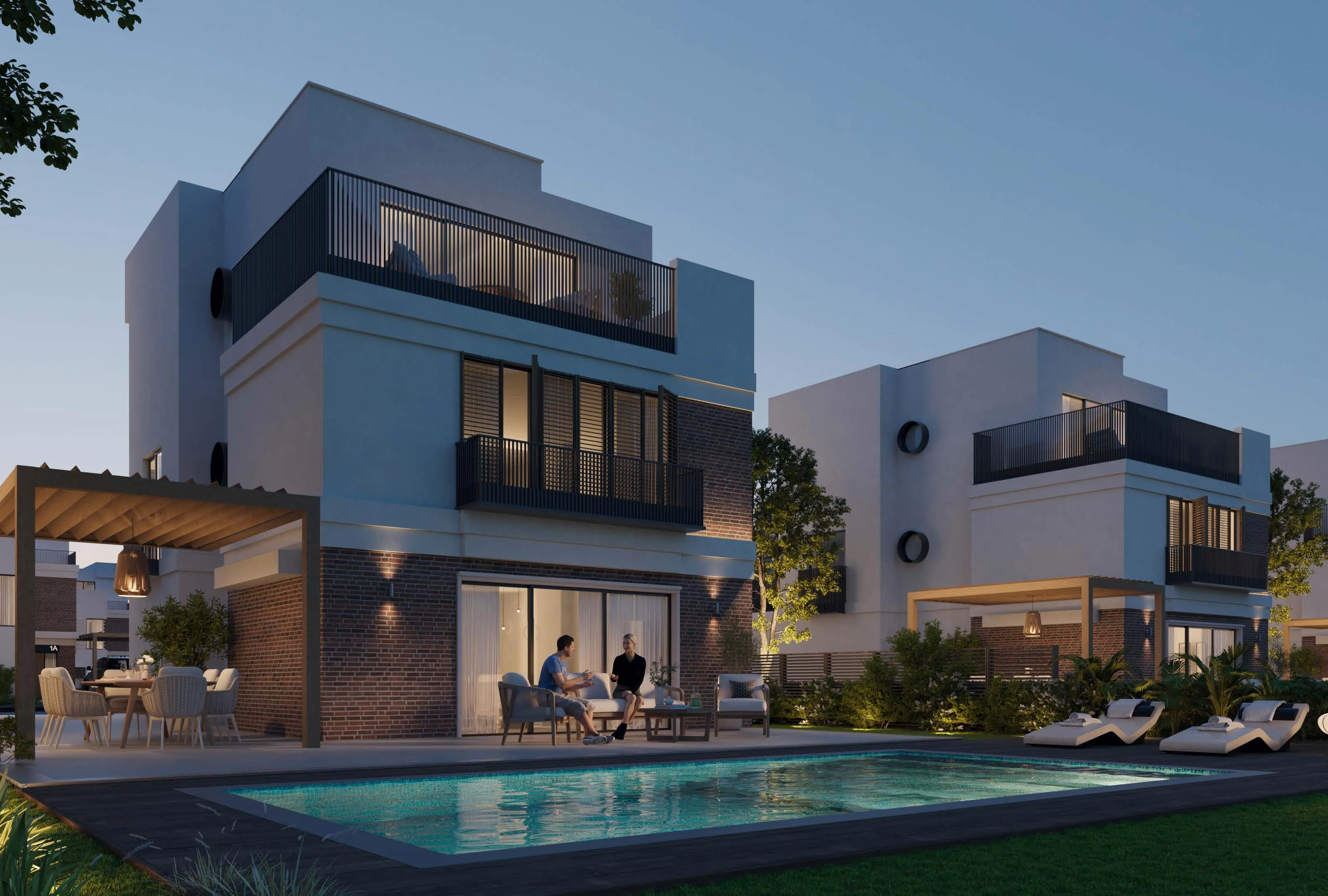 Villa for sale in Scenes Phase 2 in Mostakbal City of 195 m² with 3 bedrooms