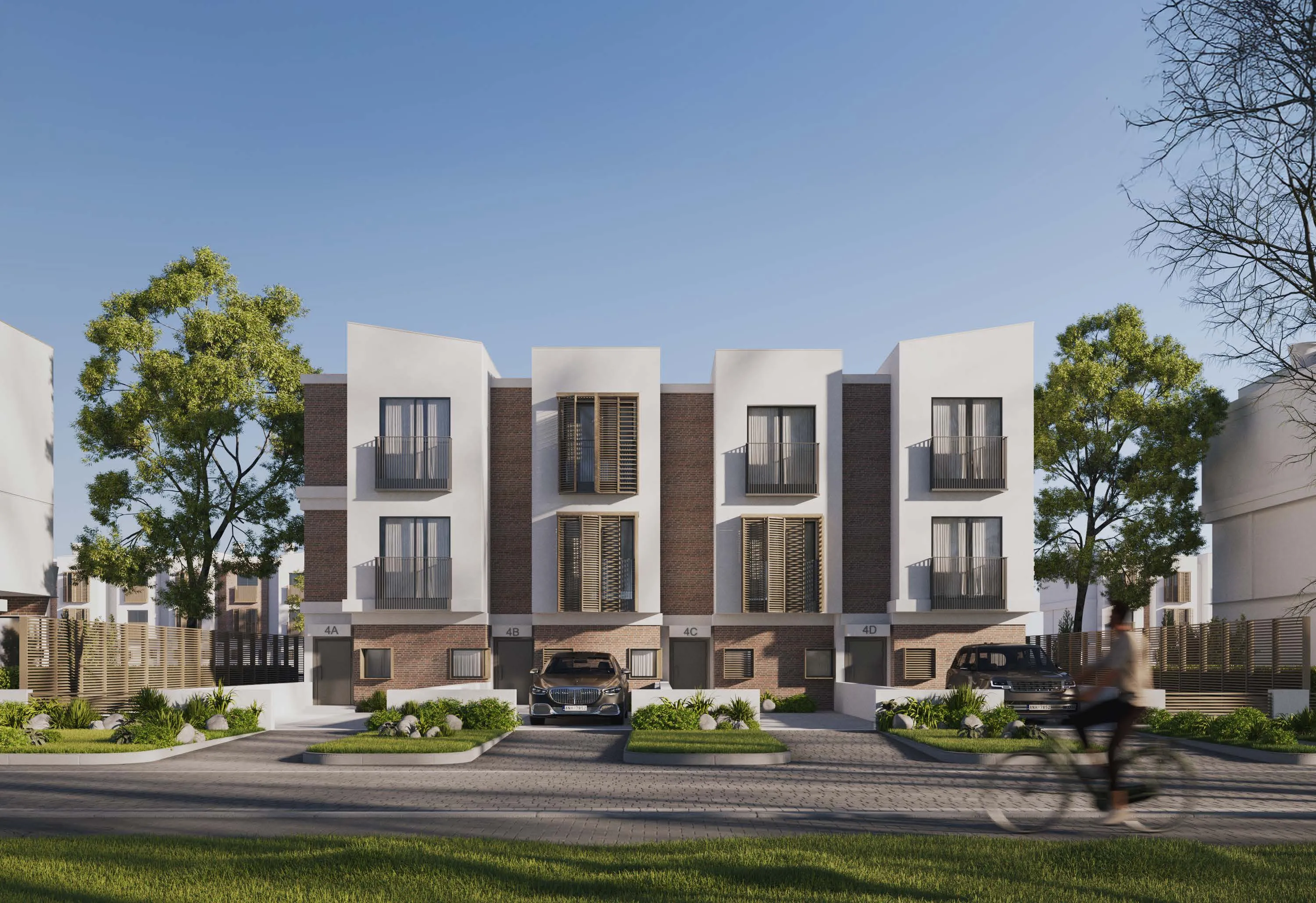 Townhouse for sale in Scenes Phase 2 in Mostakbal City of 158 m² with 3 bedrooms