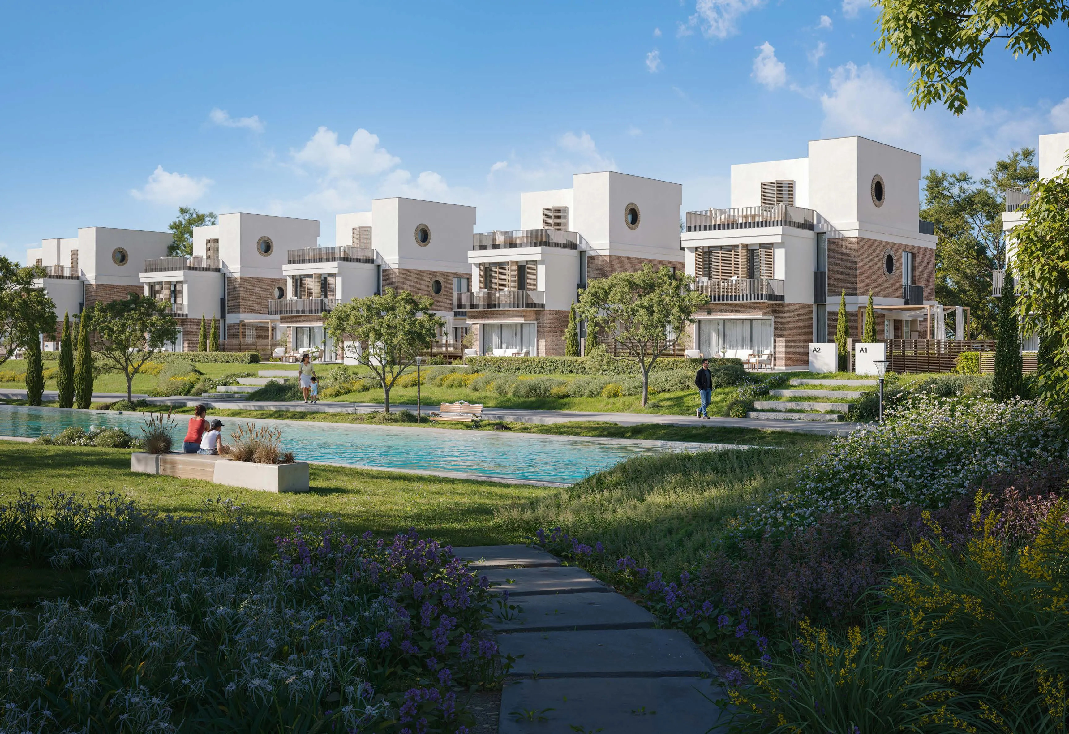 Twinhouse for sale in SCENES New Phase in Mostakbal City of 175 m² with 3 bedrooms