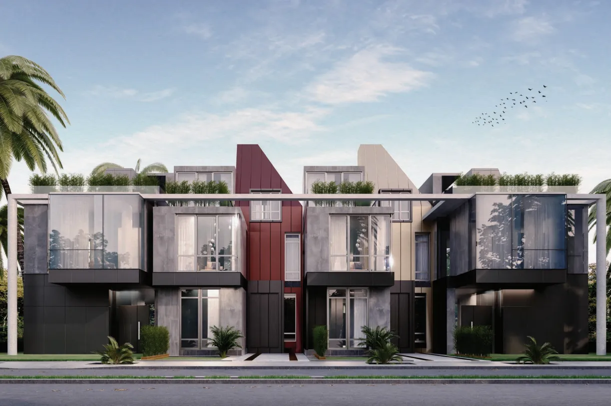 Twinhouse for sale in The Lakes Villas Bloomfields in Mostakbal City of 260 m² with 4 bedrooms