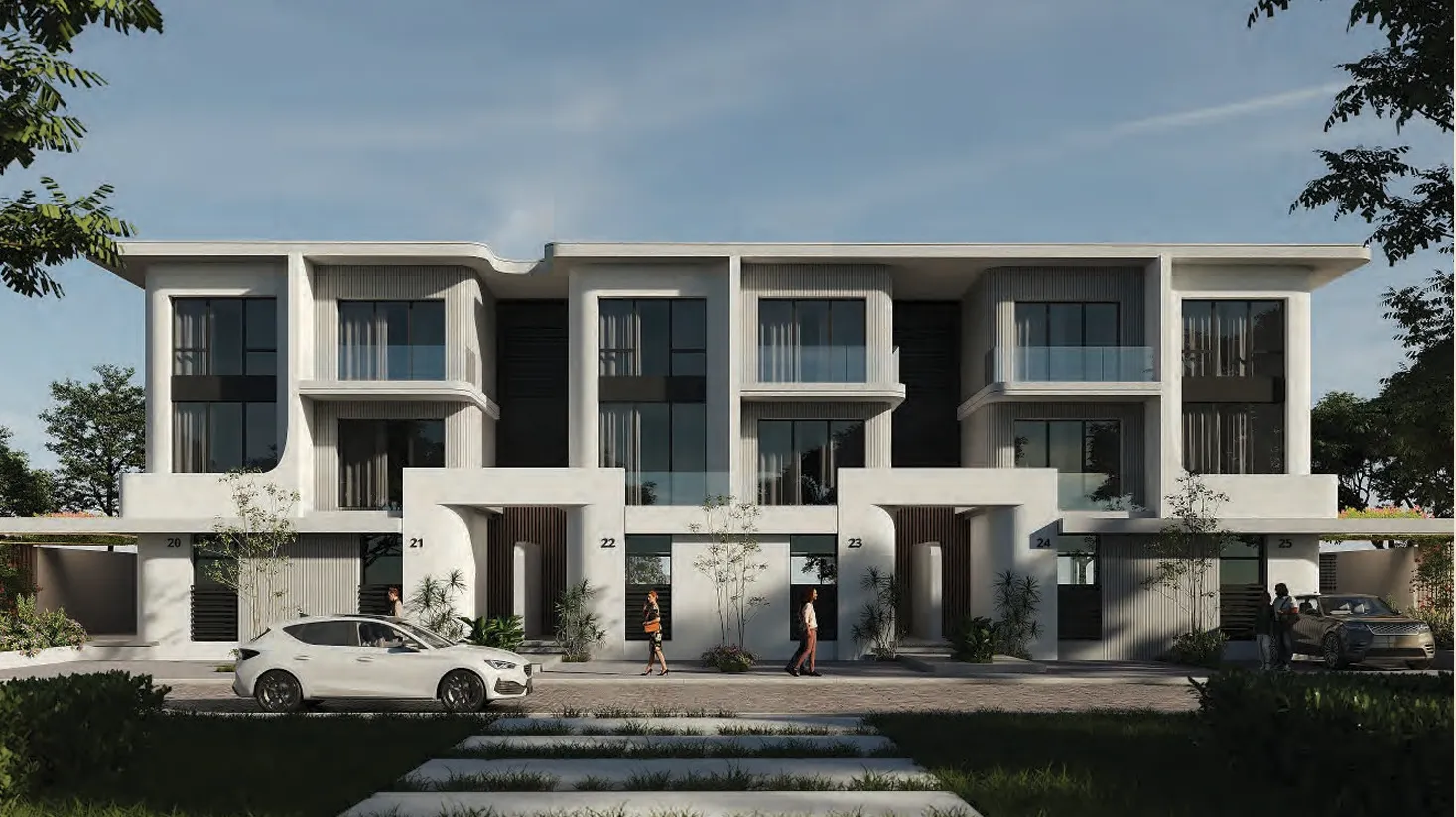 تاون هاوس للبيع في كوكون في مدينة المستقبل بمساحة 229 م² تتكون من 3 غرف