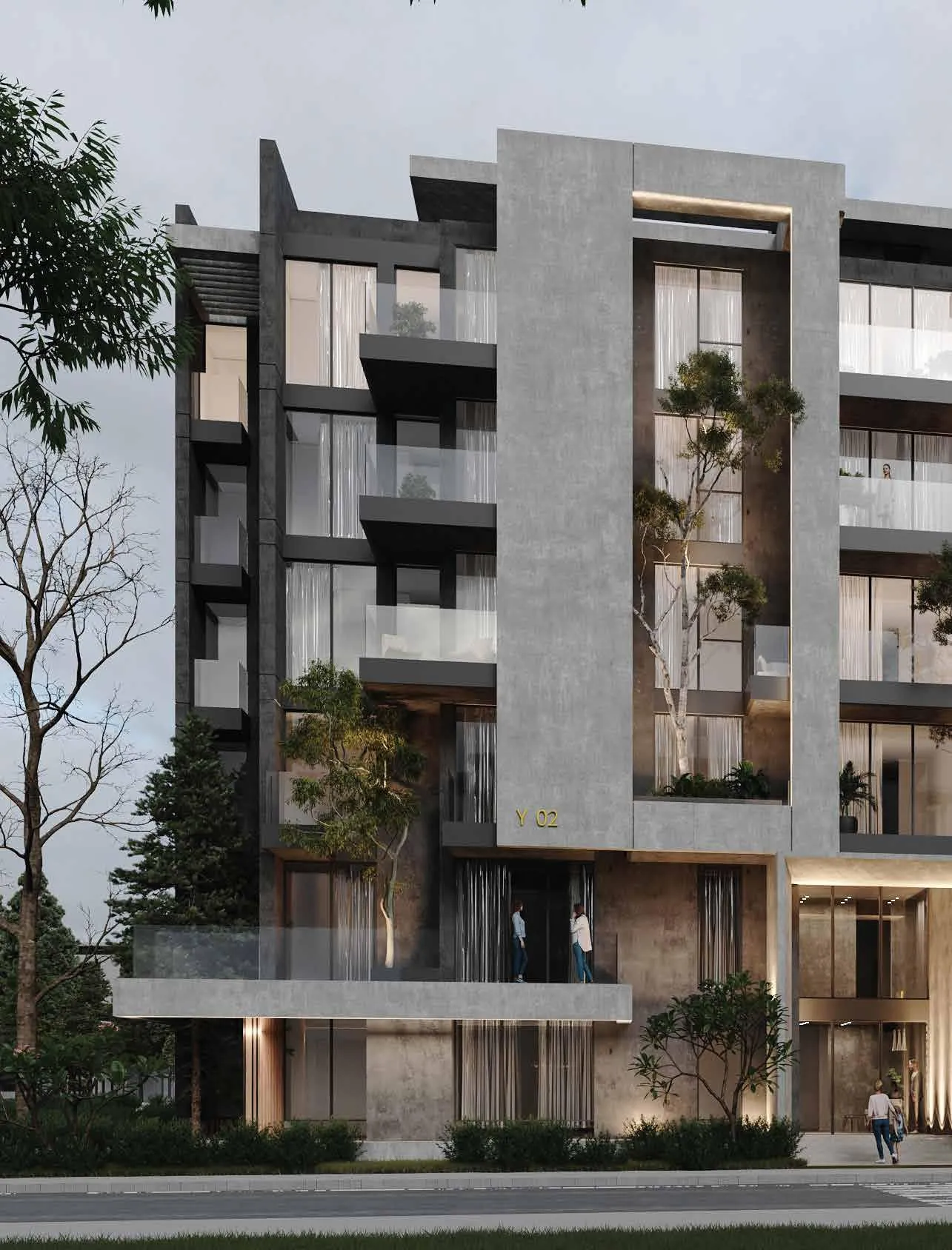 Apartment for sale in Yellow Residence in New Cairo of 113 m² with 2 bedrooms