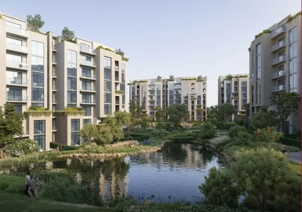 Apartment for sale in Ivoire West in El Sheikh Zayed of 161 m² with 3 bedrooms