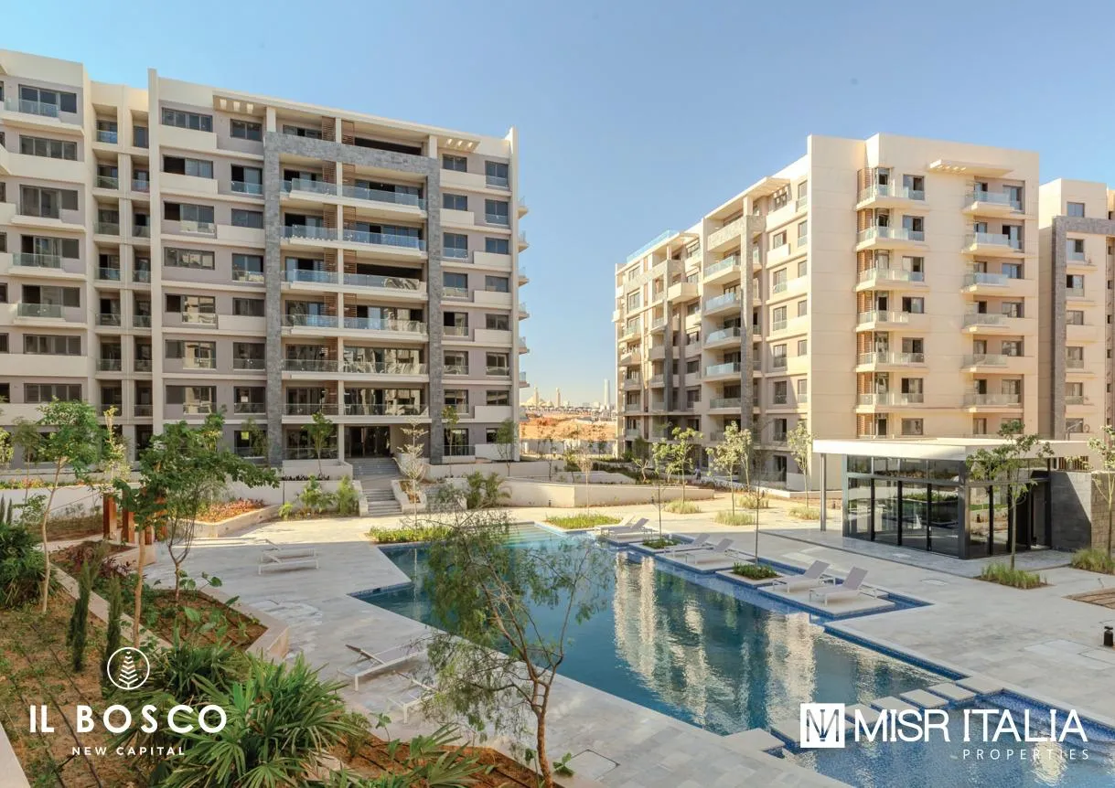 Apartment for sale in Il Bosco New Capital in New Capital City of 145 m² with 3 bedrooms