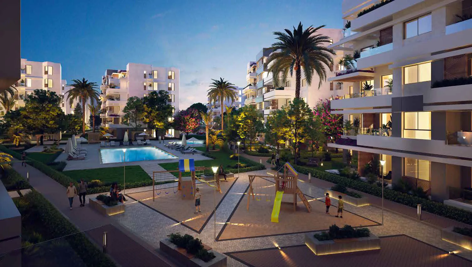 Apartment for sale in Palm Hills New Cairo in New Cairo of 116 m² with 2 bedrooms