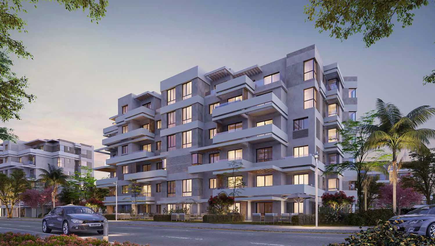 Apartment for sale in Palm Hills New Cairo in New Cairo of 116 m² with 2 bedrooms