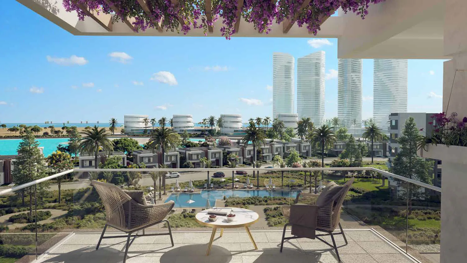 Apartment for sale in Palm Hills New Cairo in New Cairo of 116 m² with 2 bedrooms
