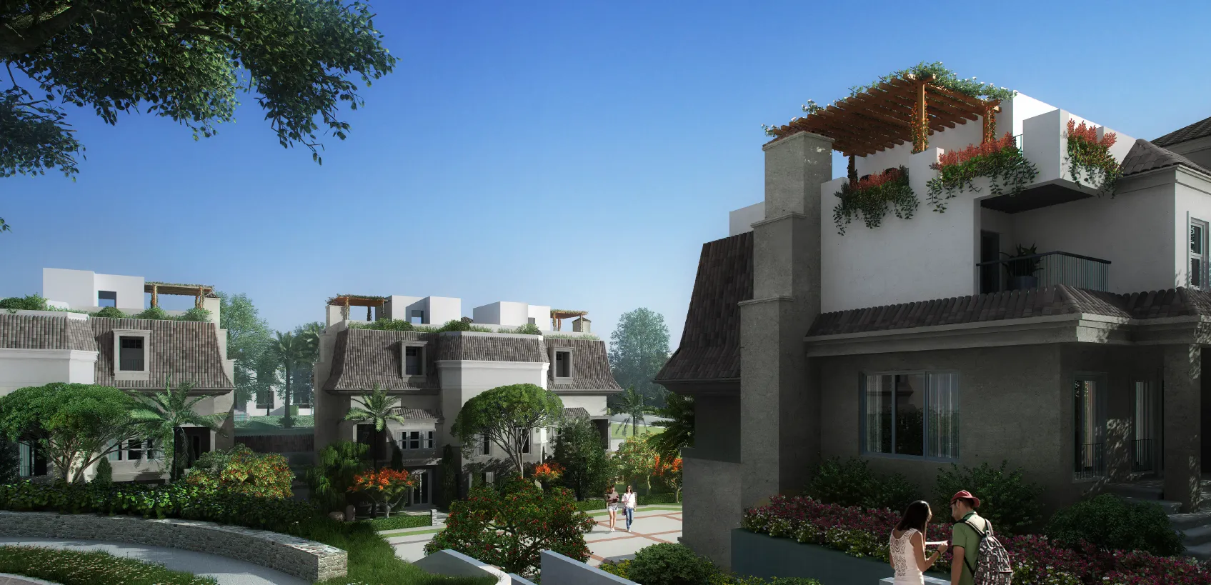 Townhouse for sale in Sarai in New Cairo of 150 m² with 3 bedrooms