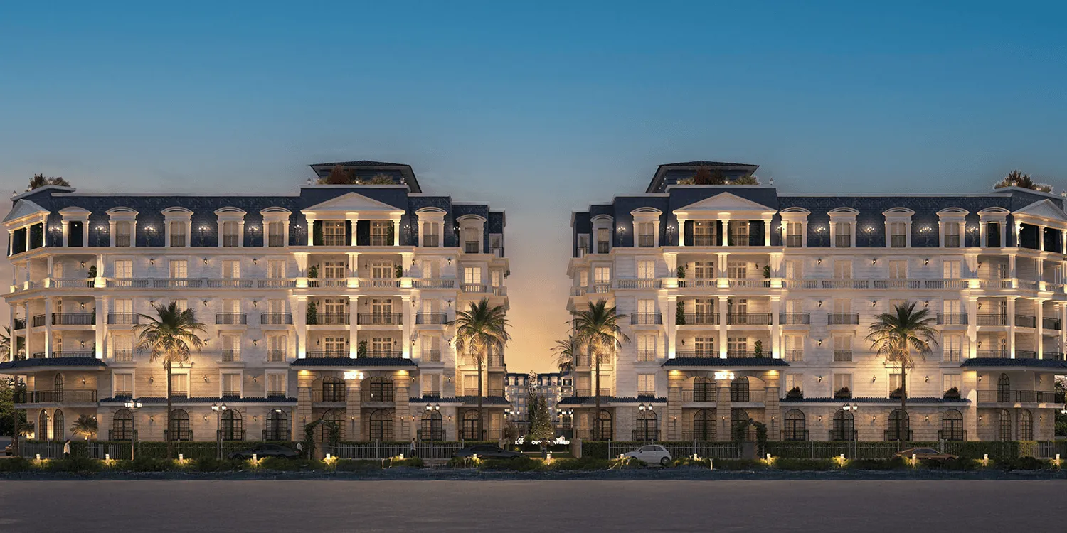 Apartment for sale in Nile Boulevard in New Cairo of 145 m² with 3 bedrooms