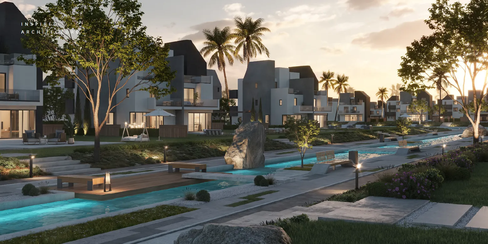 Twinhouse for sale in Rivers in New Zayed of 227 m² with 5 bedrooms