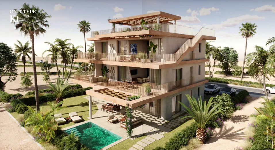 Chalet for sale in Ramla in Ras El Hekma of 130 m² with 2 bedrooms