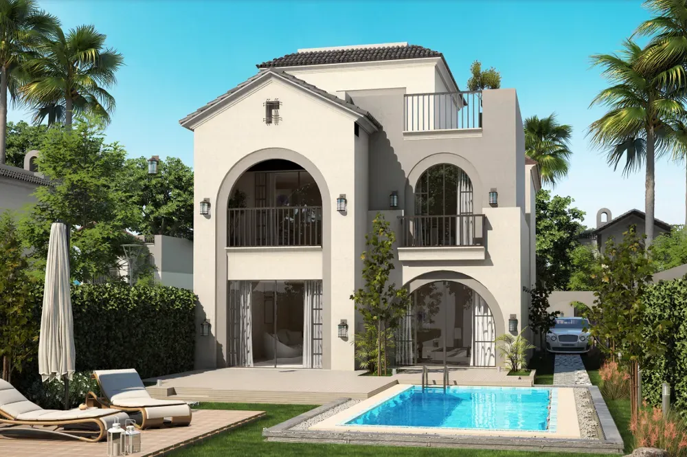 Villa for sale in Sarai in New Cairo of 295 m² with 3 bedrooms