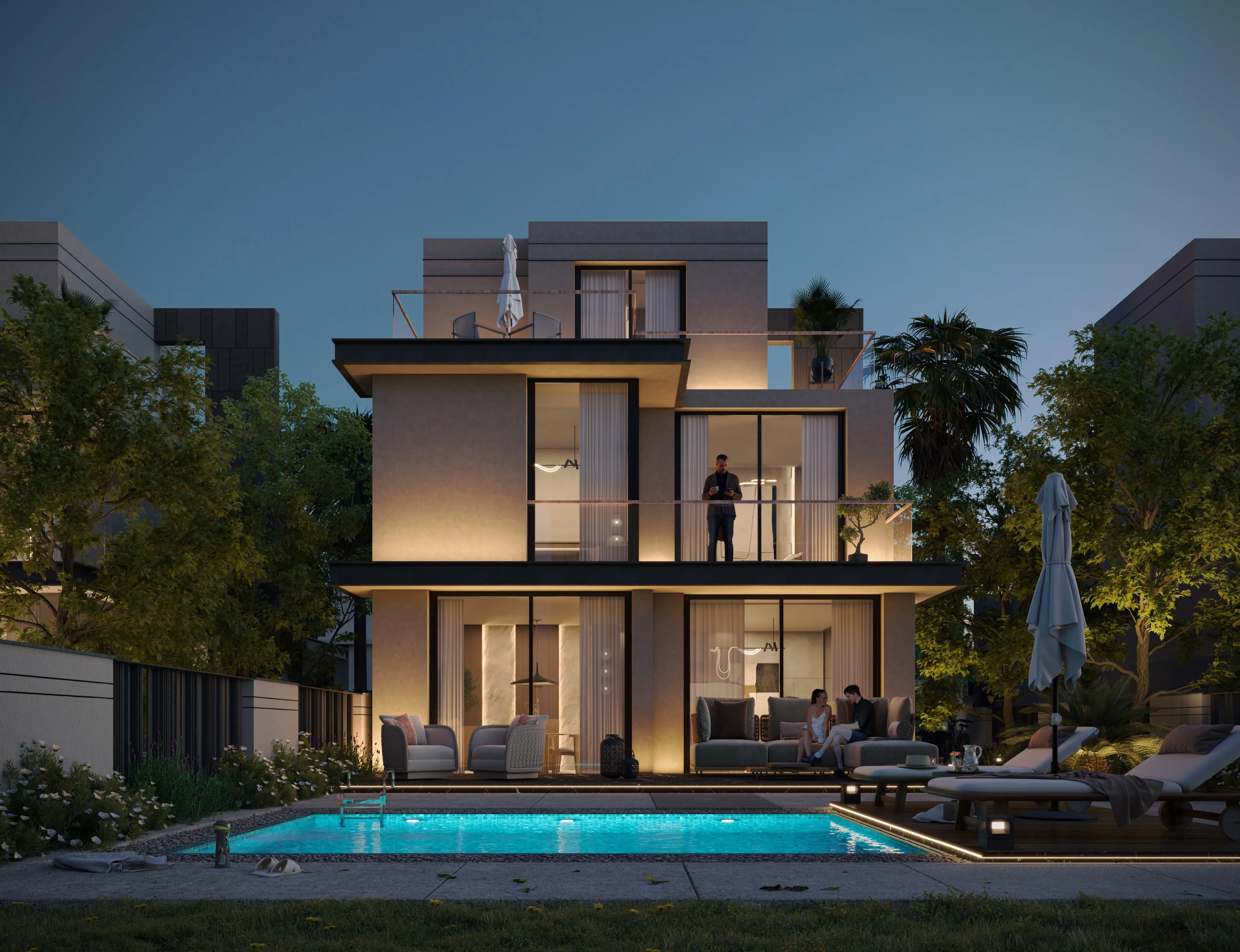 Villa for sale in PX in 6th of October City of 350 m² with 4 bedrooms