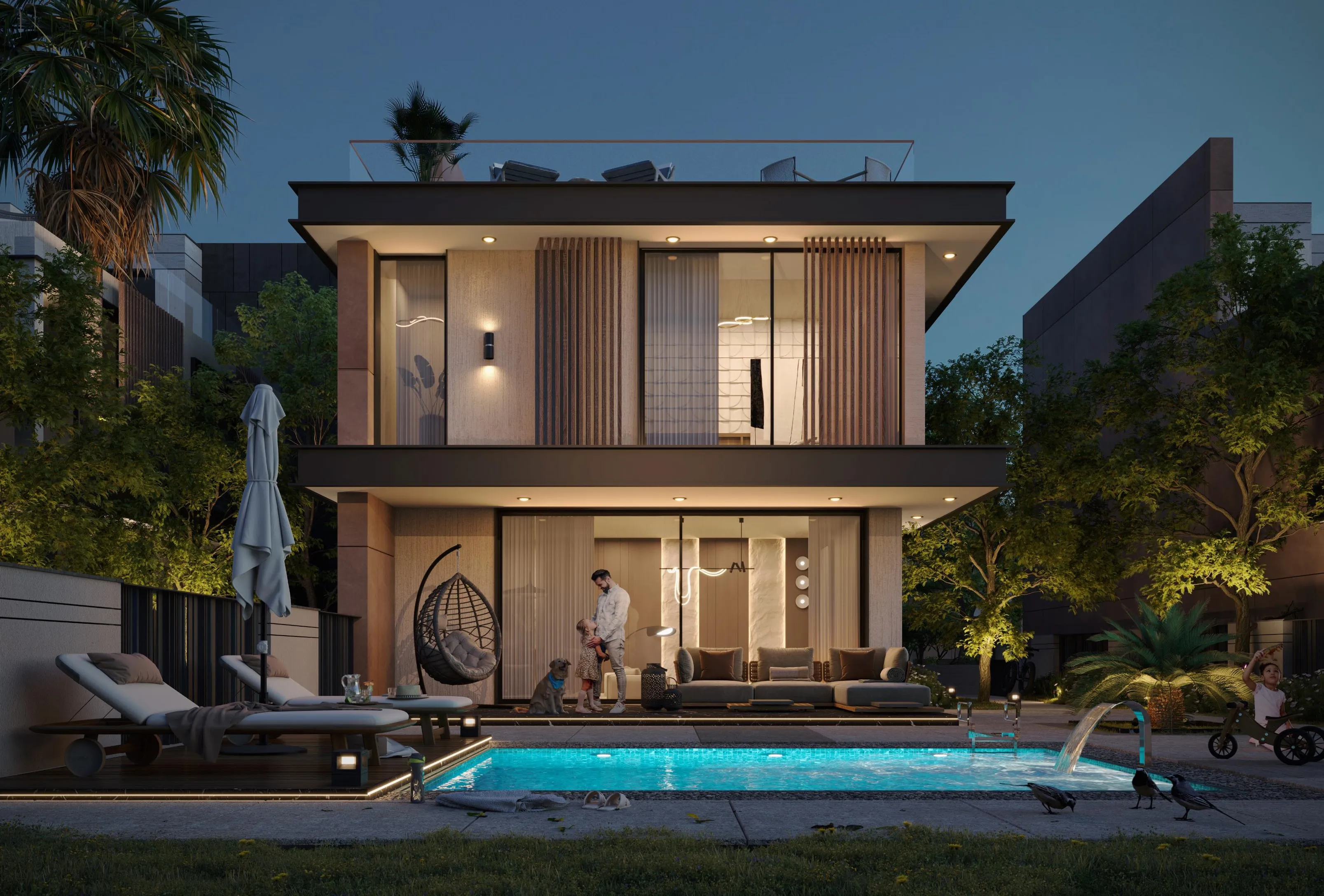 Villa for sale in PX in 6th of October City of 350 m² with 4 bedrooms