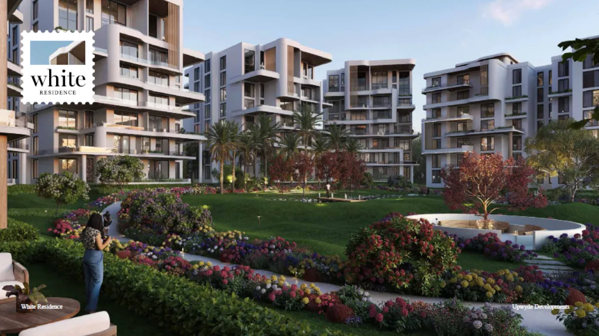 Apartment for sale in White Residence in New Cairo of 126 m² with 2 bedrooms