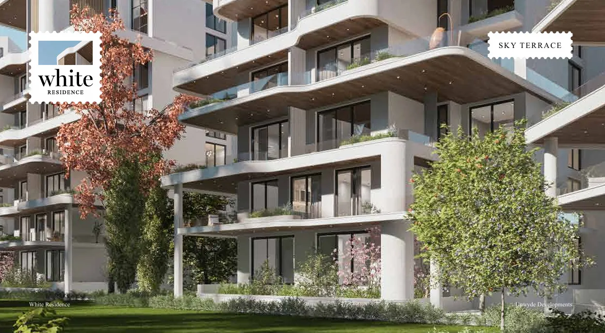 Apartment for sale in White Residence in New Cairo of 126 m² with 2 bedrooms