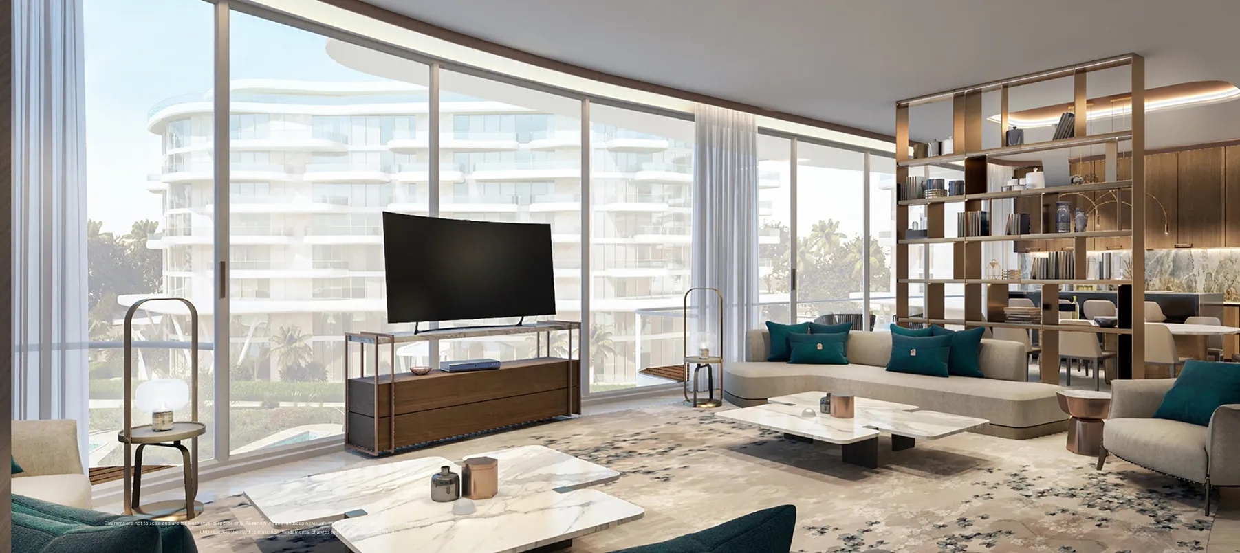 Apartment for sale in W Residences Cairo in New Cairo of 94 m² with 1 bedrooms
