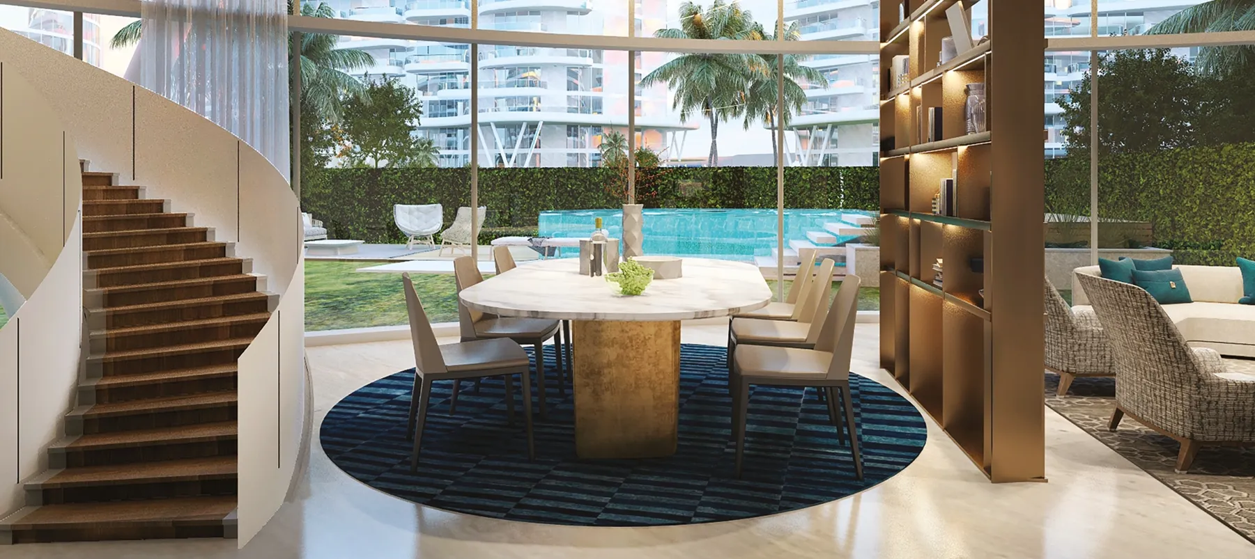 Apartment for sale in W Residences Cairo in New Cairo of 94 m² with 1 bedrooms